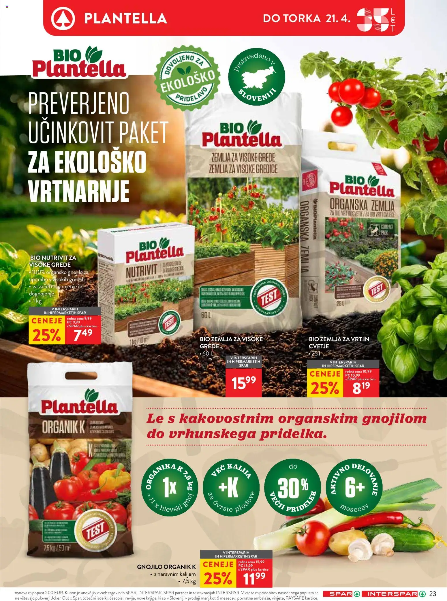 Novi Spar katalog ponudbe – veljaven od 08.04.2026 | Stran: 27 | Izdelki: Žemlja, Cvetje