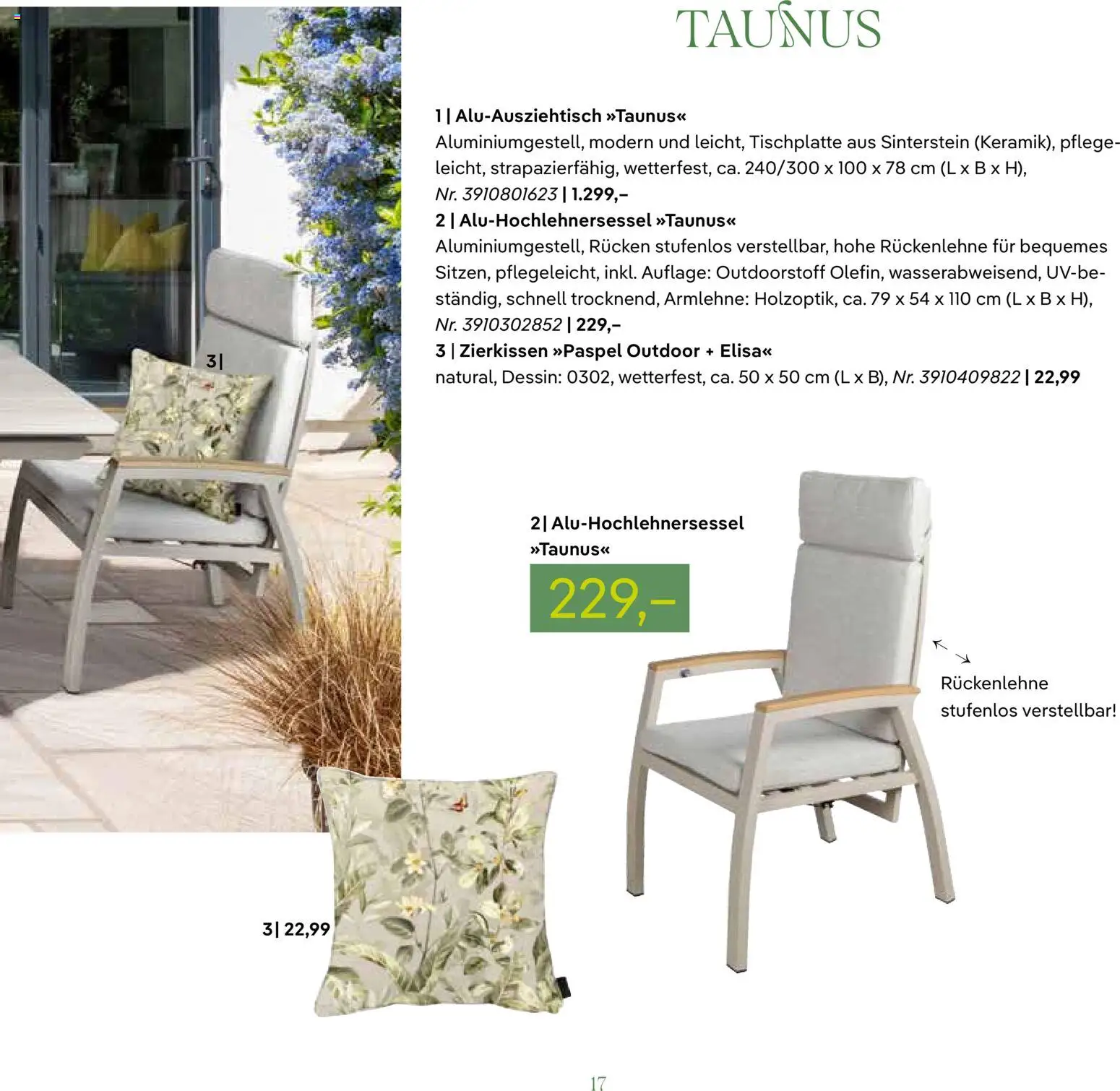 Pflanzen-Kölle GARTENMÖBEL 2026 – gültig ab 07.03.2026 | Seite: 17