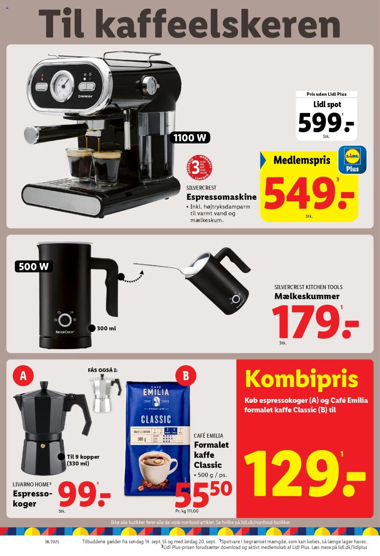 Lidl tilbudsavis – gyldig fra 18.09.2025 | Side: 33 | Produkter: Kaffe, Søm