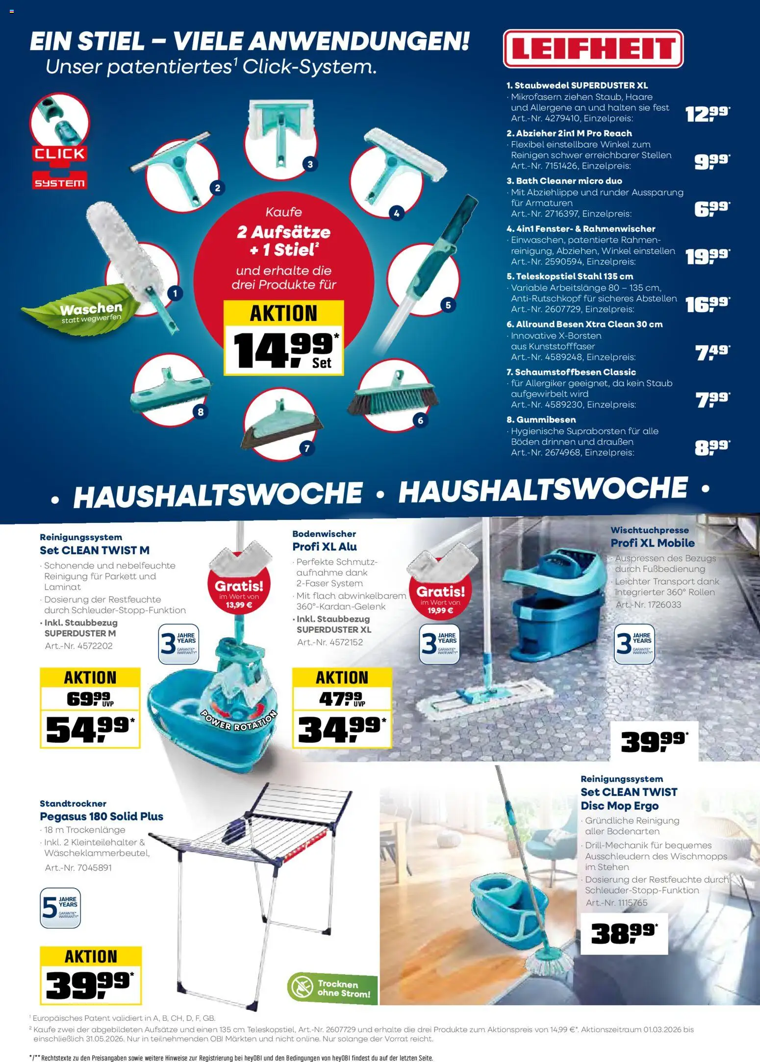 OBI Flugblatt gültig ab 01.03.2026 | Seite: 20