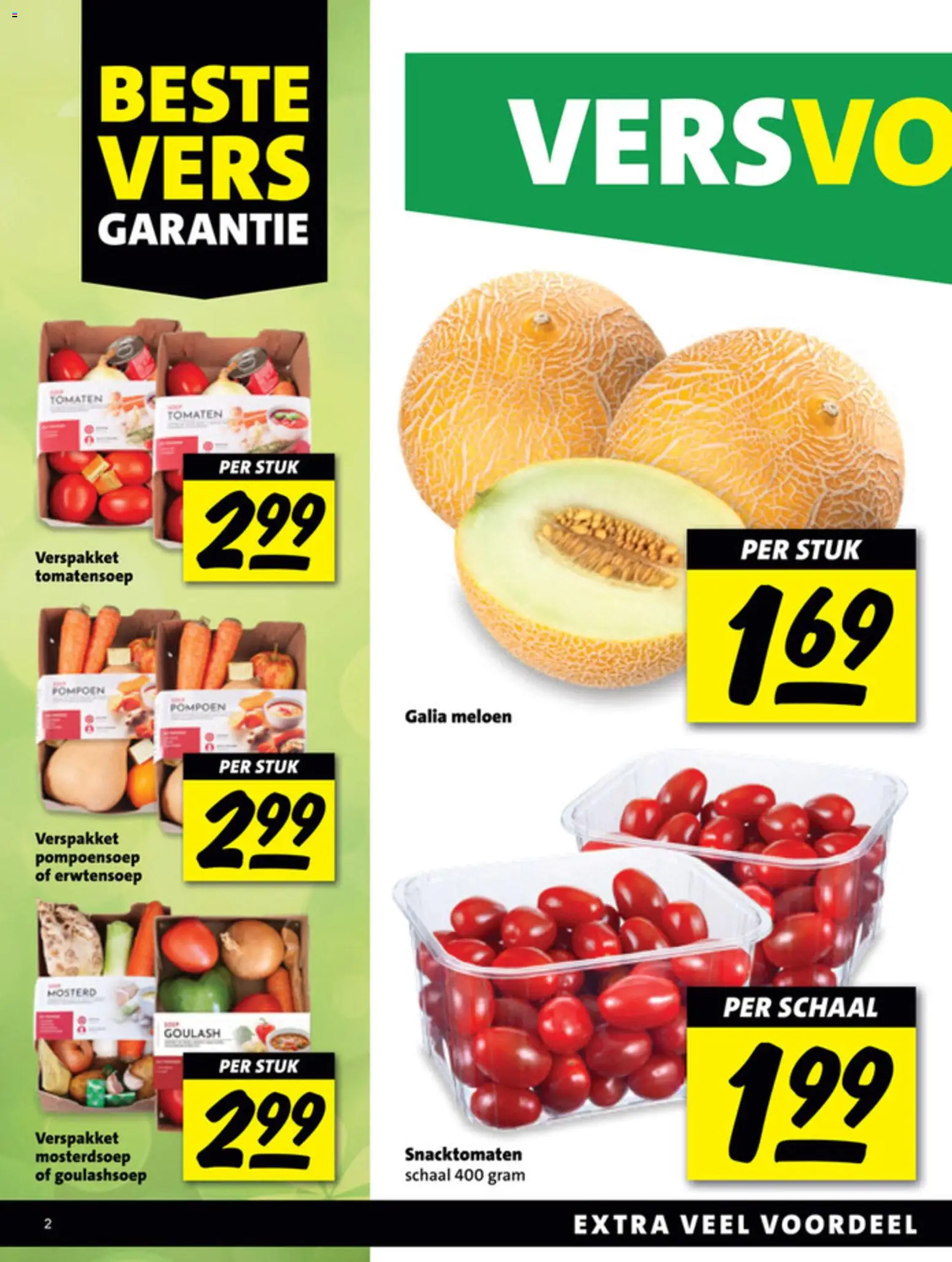 {H1} | Pagina: 2 | Producten: Meloen, Pompoen, Tomaten, Schaal