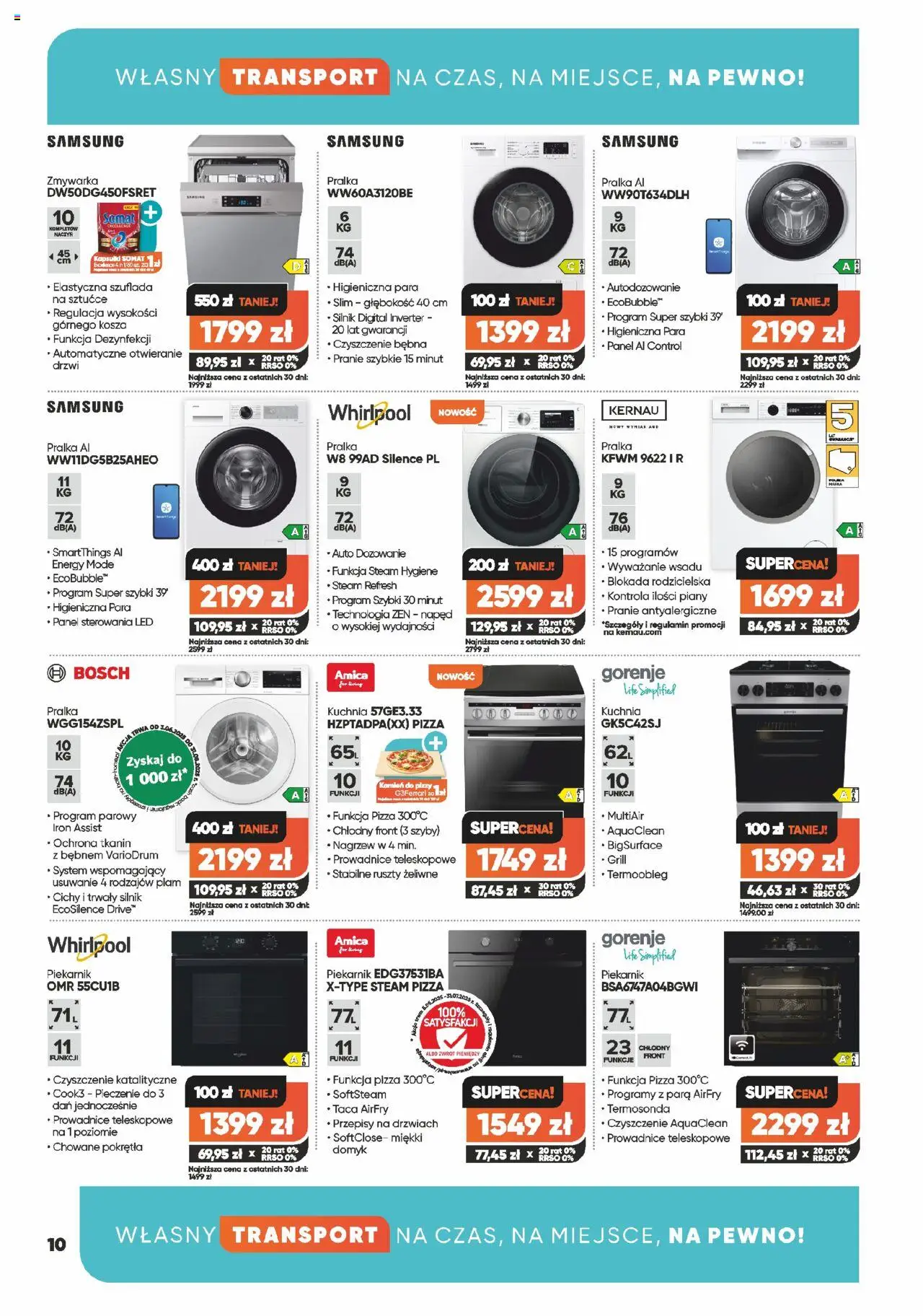 Max elektro Gazetka od 29.05.2025 | Strona: 10 | Produkty: Piekarnik, Grill, Pizza, Sztućce