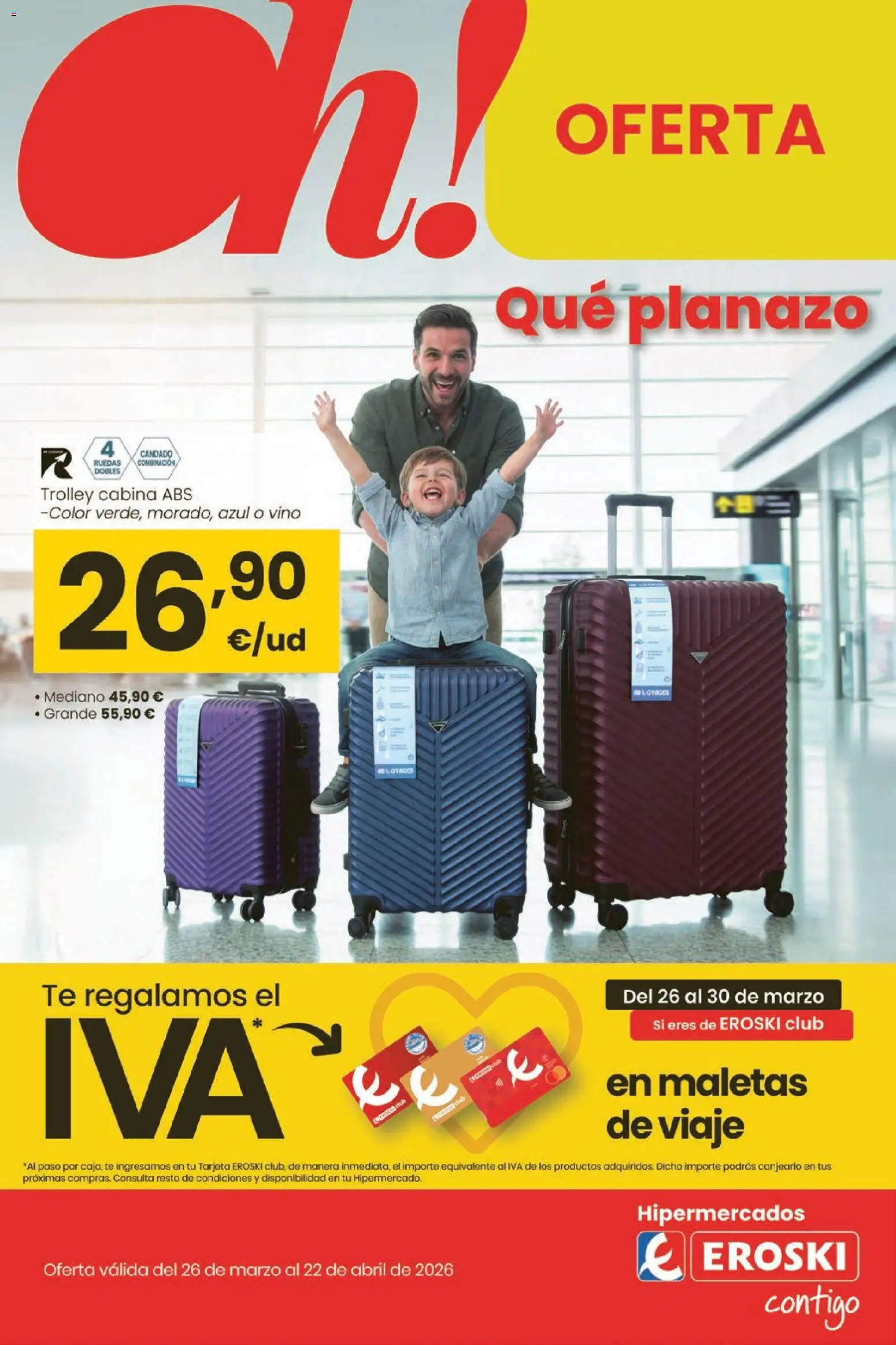 Eroski - Moda primavera-verano 2026 │ válido desde el 26.03.2026 | Página: 1 | Productos: Vino, Té