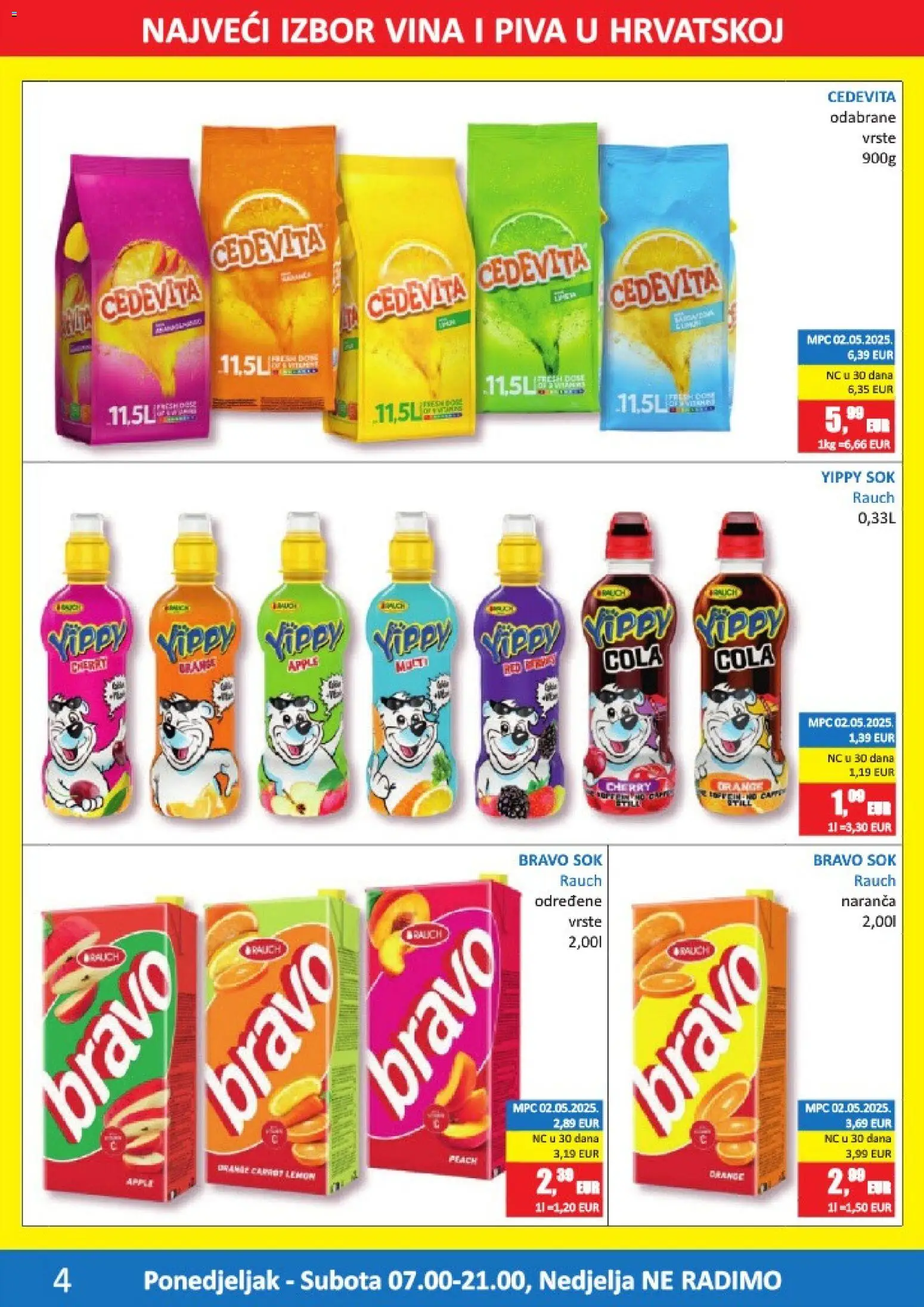 Vrutak katalog | vrijedi od 13.04.2026 | Stranica: 4 | Proizvodi: Sok, Cedevita