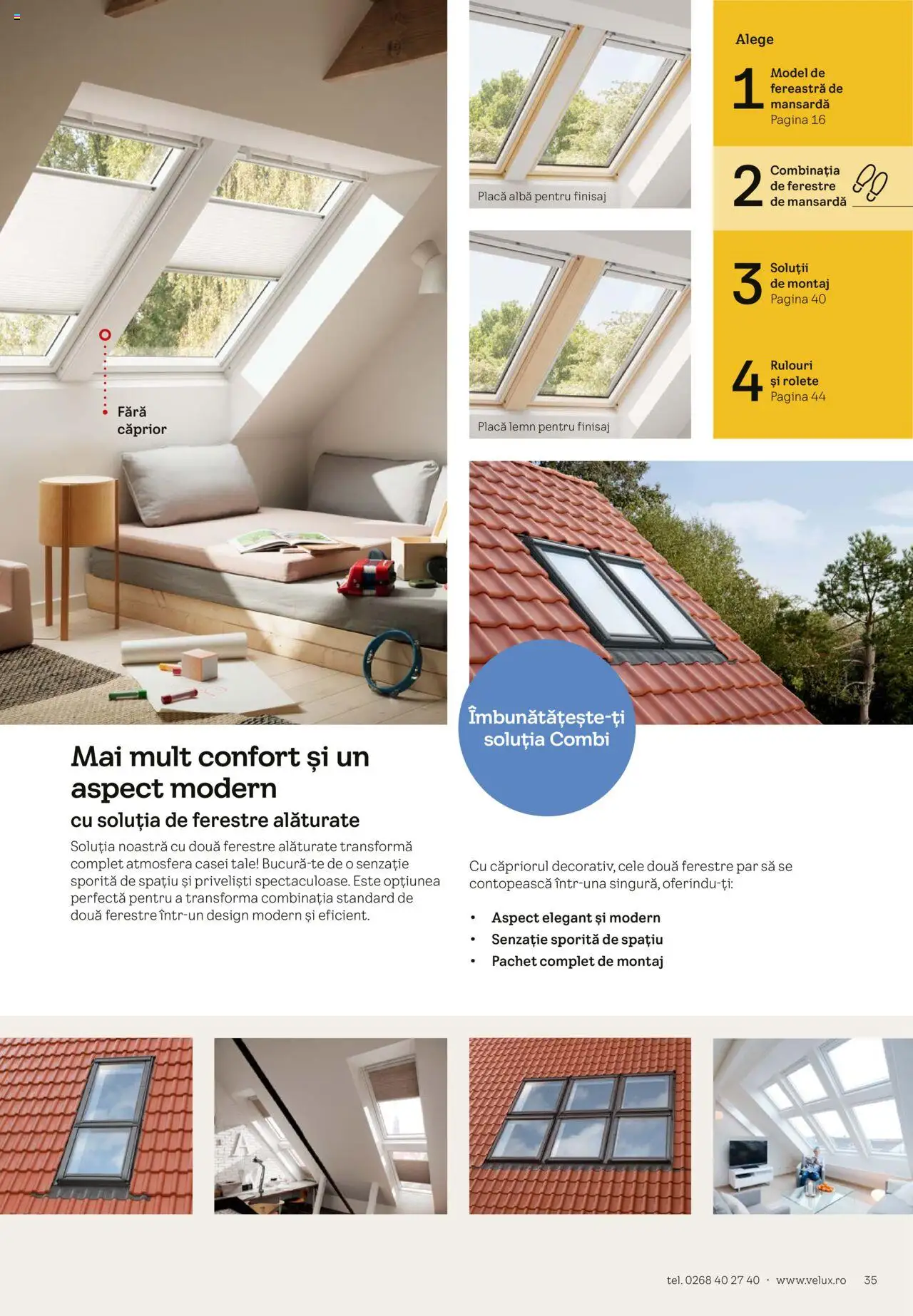 Catalog Velux – valabil de la 25.02.2025 | Pagină: 35 | Produse: Fereastră