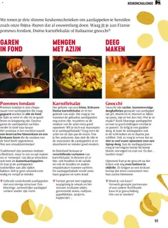 Delhaize Magazine - Voorbeeld van een folder van Delhaize, geldig van 23.01.2026 | Pagina: 65 | Producten: Salade, Keksajt, Aardappel, Kaas