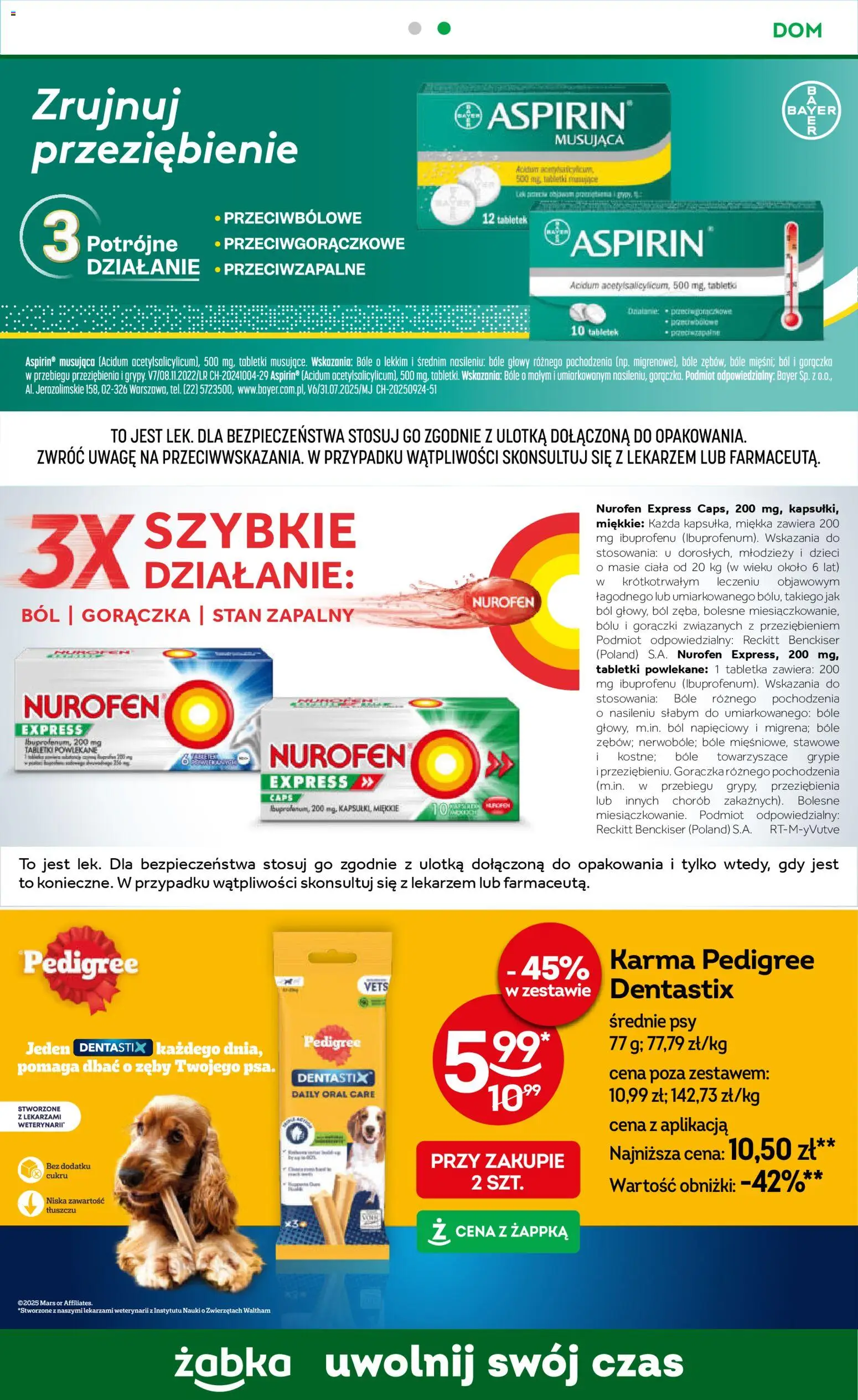 Żabka Gazetka od 22.10.2025 | Strona: 73 | Produkty: Pedigree