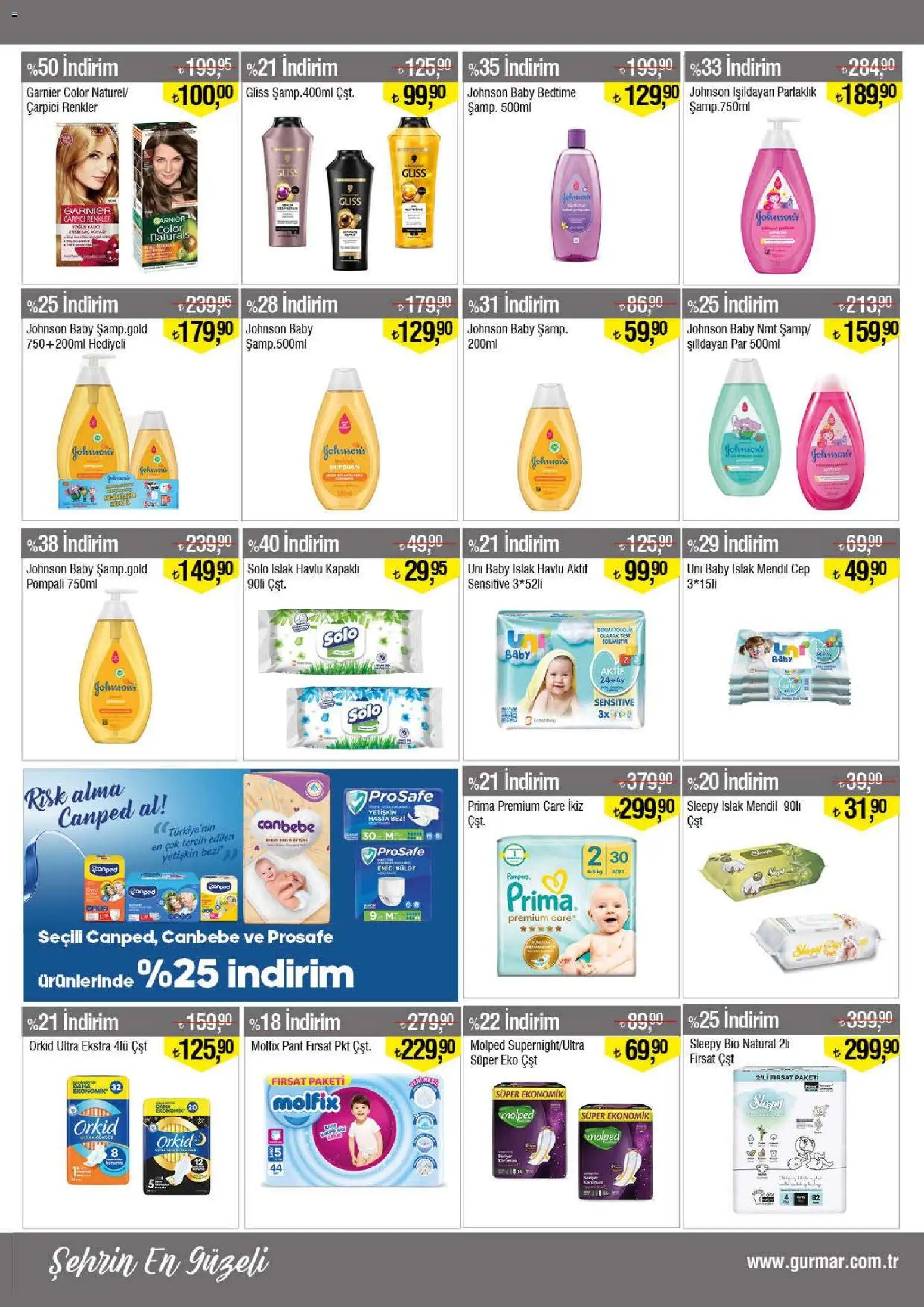 Gürmar - Katalog - 01.11.2025 tarihinden itibaren geçerlidir | Sayfa: 13 | Ürünler: Mendil, Külot