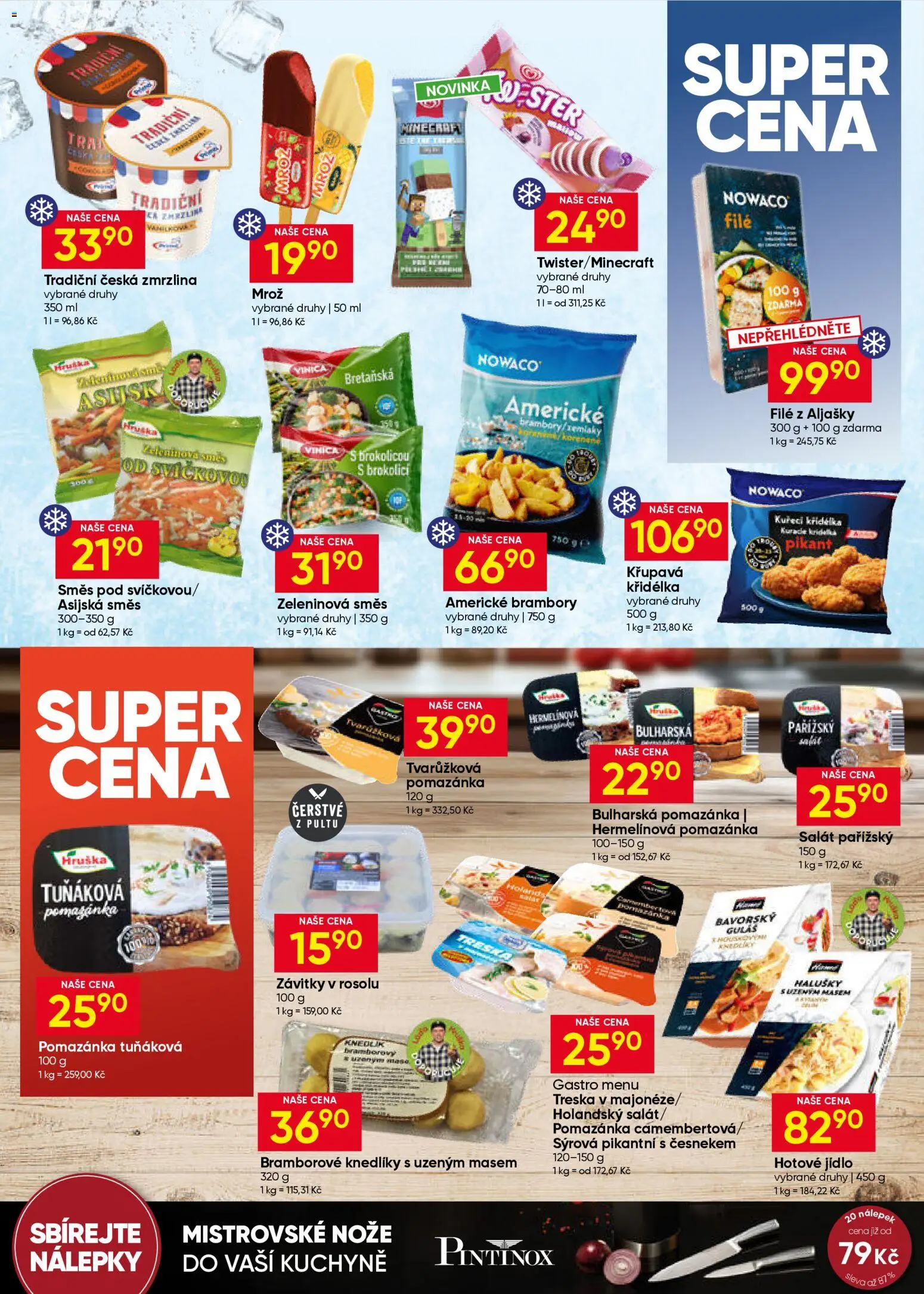 Hruška leták od 08.04.2026 | Strana: 5 | Produkty: Nože, Pomazánka, Kuchyně, Halušky