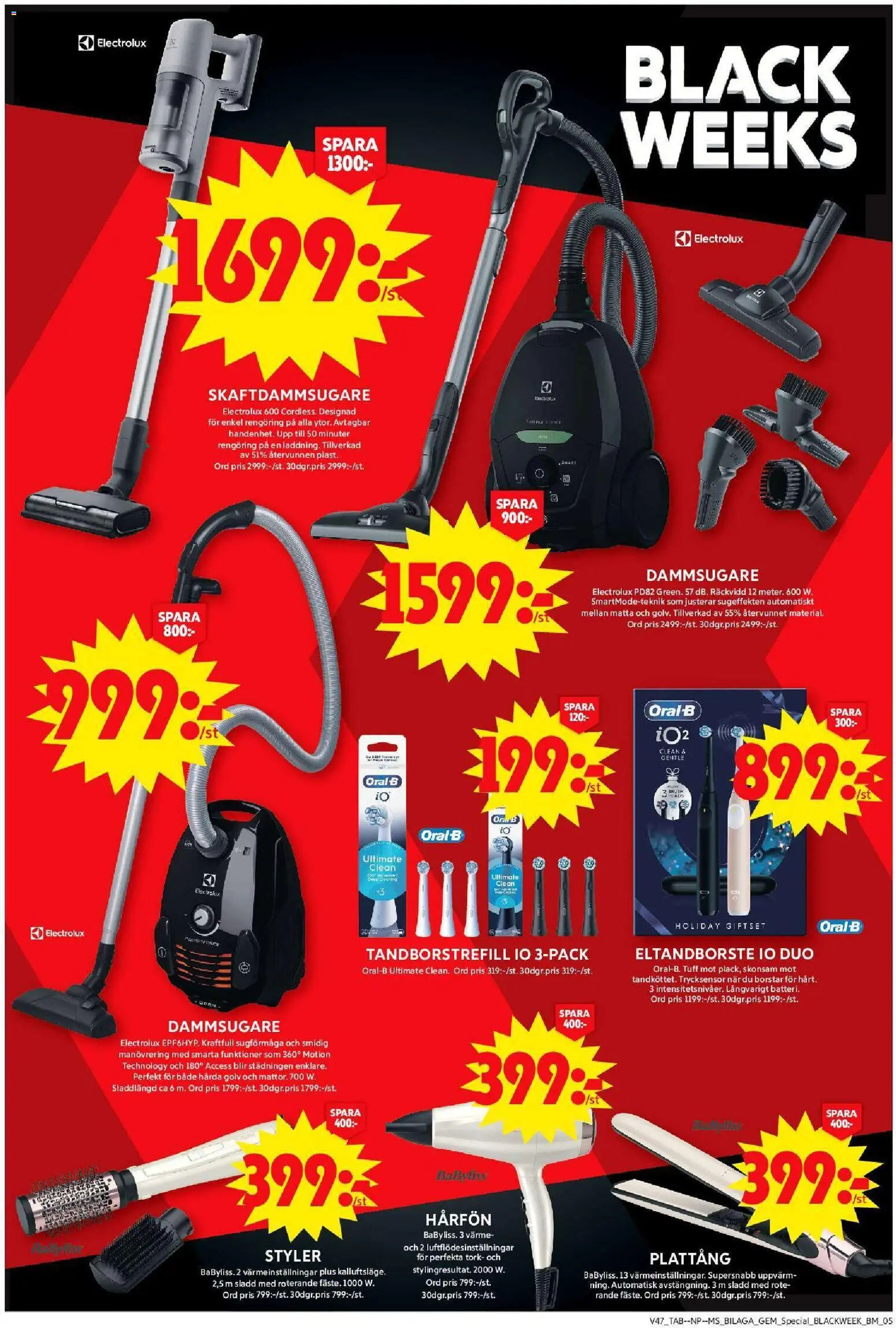 ICA Maxi reklamblad aktuell från 17.11.2025 | Sida: 19 | Produkter: Gem, Plattång, Matta, Skaftdammsugare