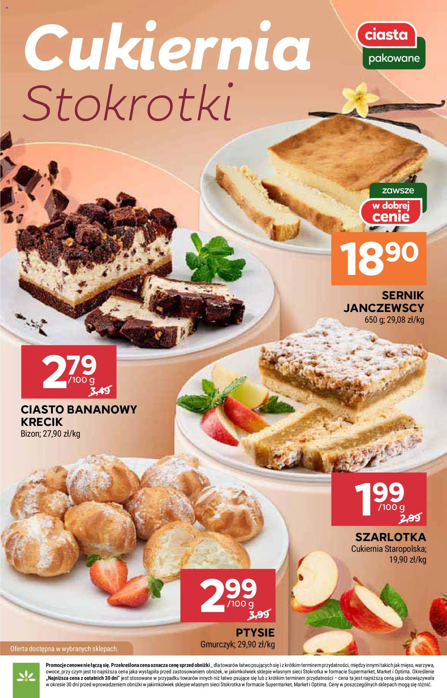 Stokrotka Gazetka - Market od 19.02.2026 | Strona: 19 | Produkty: Stokrotka, Ciasto