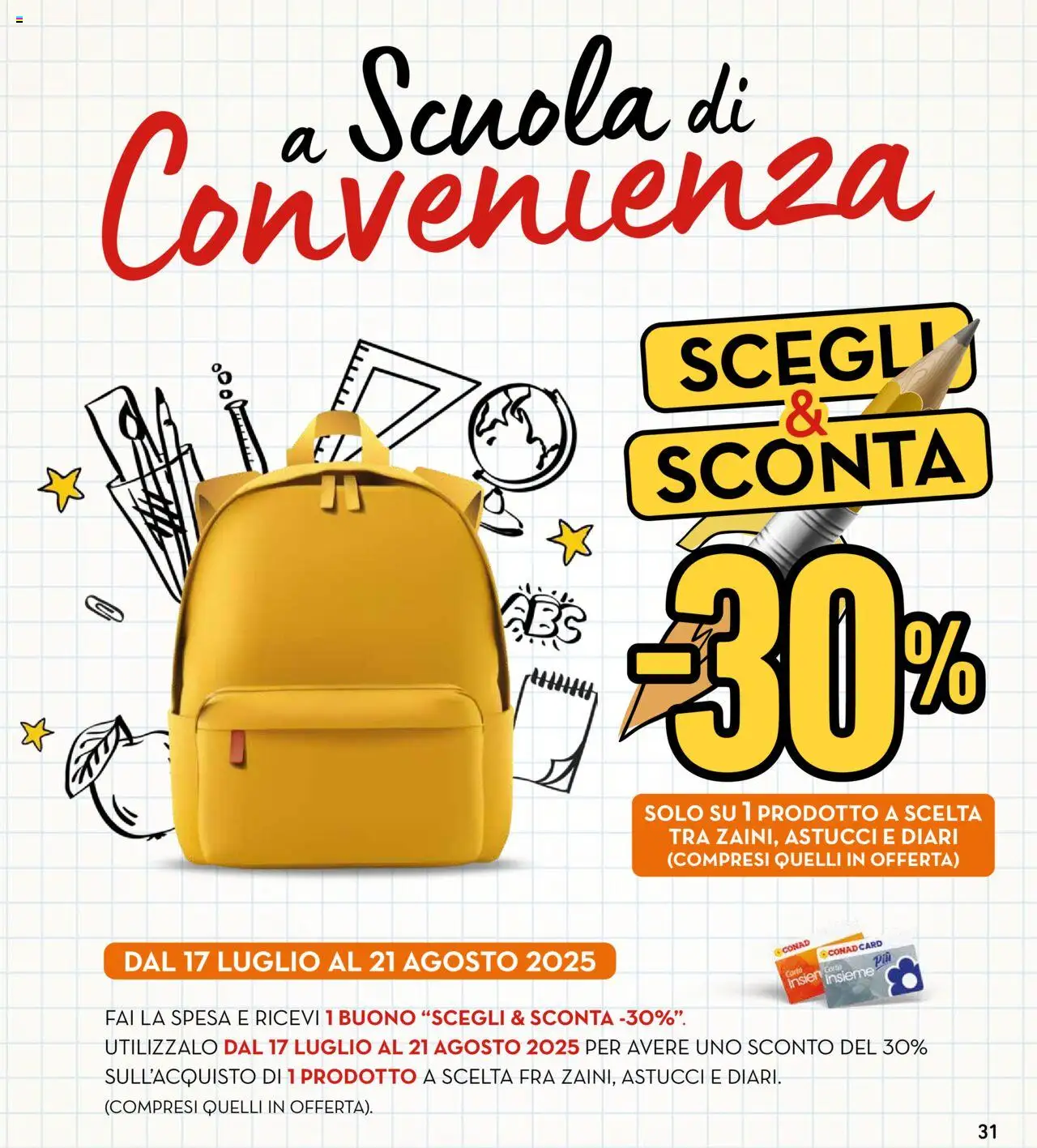 Volantino Spazio Conad del 12.08.2025 | Pagina: 31
