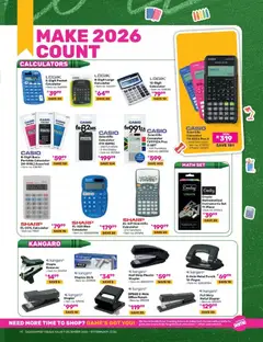 Offer preview "Game - Catalogue Back To School" | Page: 11 | Products: Puk, Calculator, Game