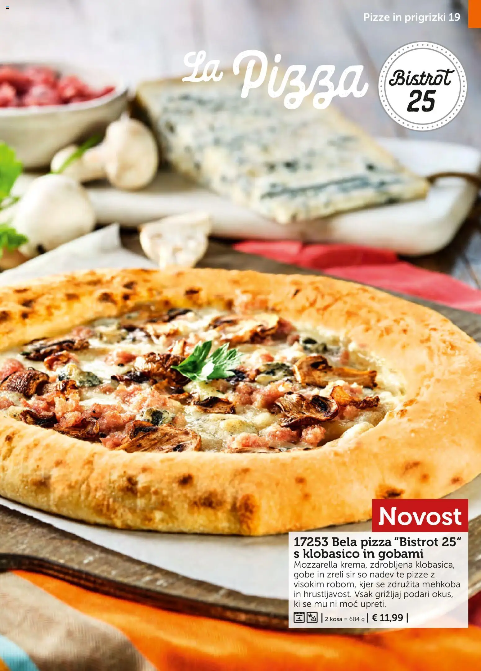 Novi Bofrost katalog ponudbe – veljaven od 01.11.2025 | Stran: 19 | Izdelki: Sir, Prigrizki