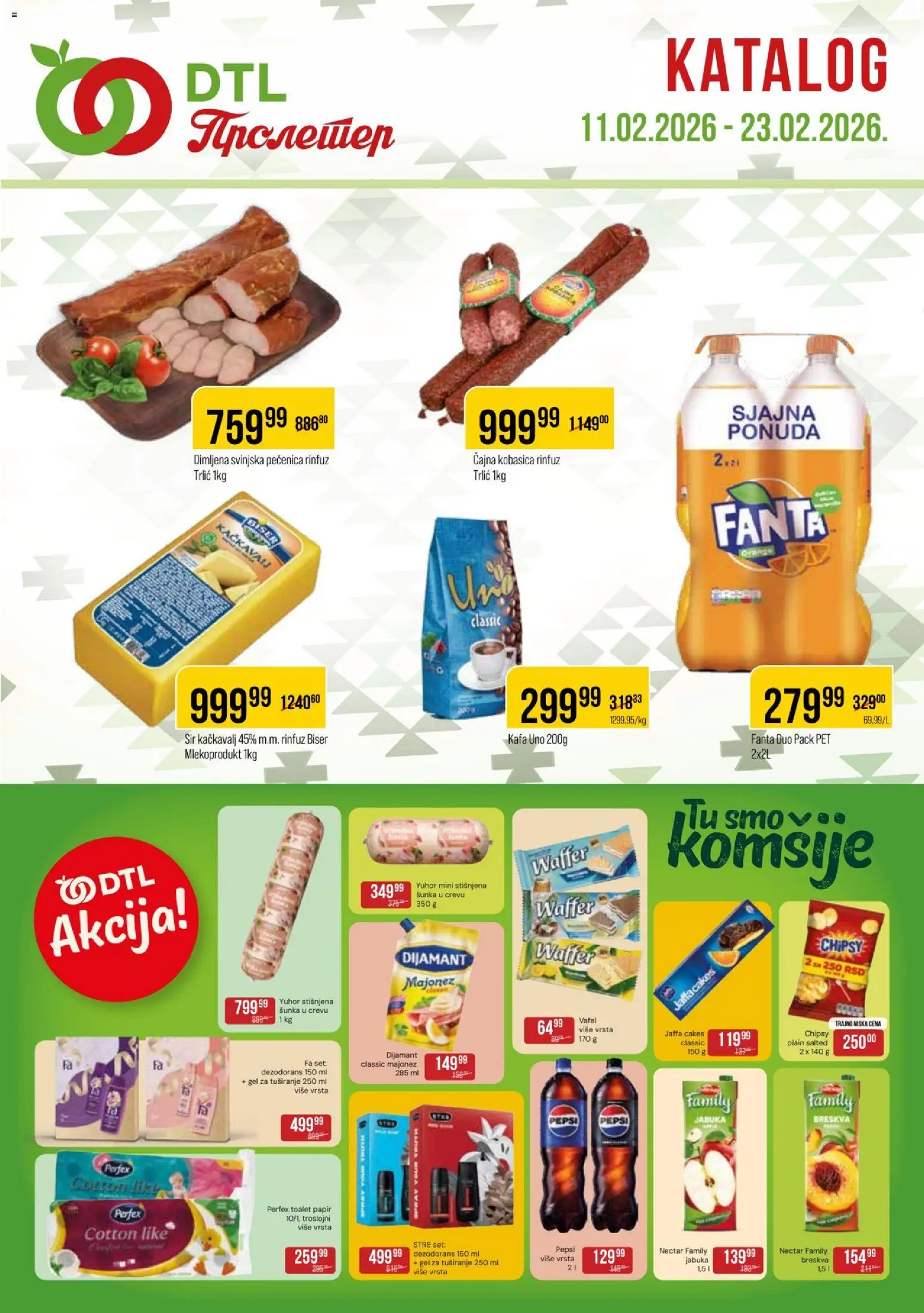 Metalac Proleter katalog - važi od 11.02.2026 | Strana: 1 | Proizvode: Gel za tuširanje, Dezodorans, Breskva, Pečenica