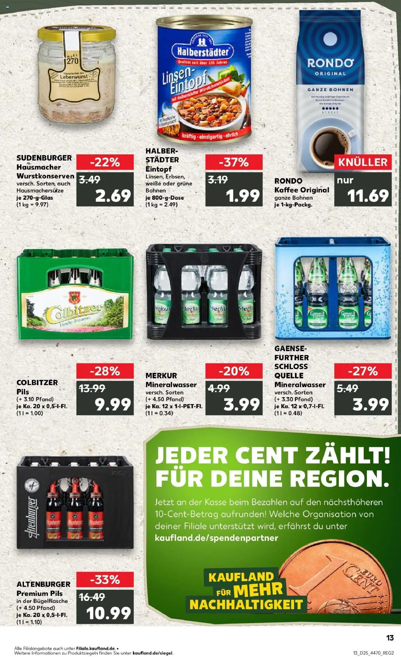 Kaufland prospekt Haldensleben	 - gültig ab dem 22.06.2025 | Seite: 26 | Produkte: Kaffee, Pils, Mineralwasser