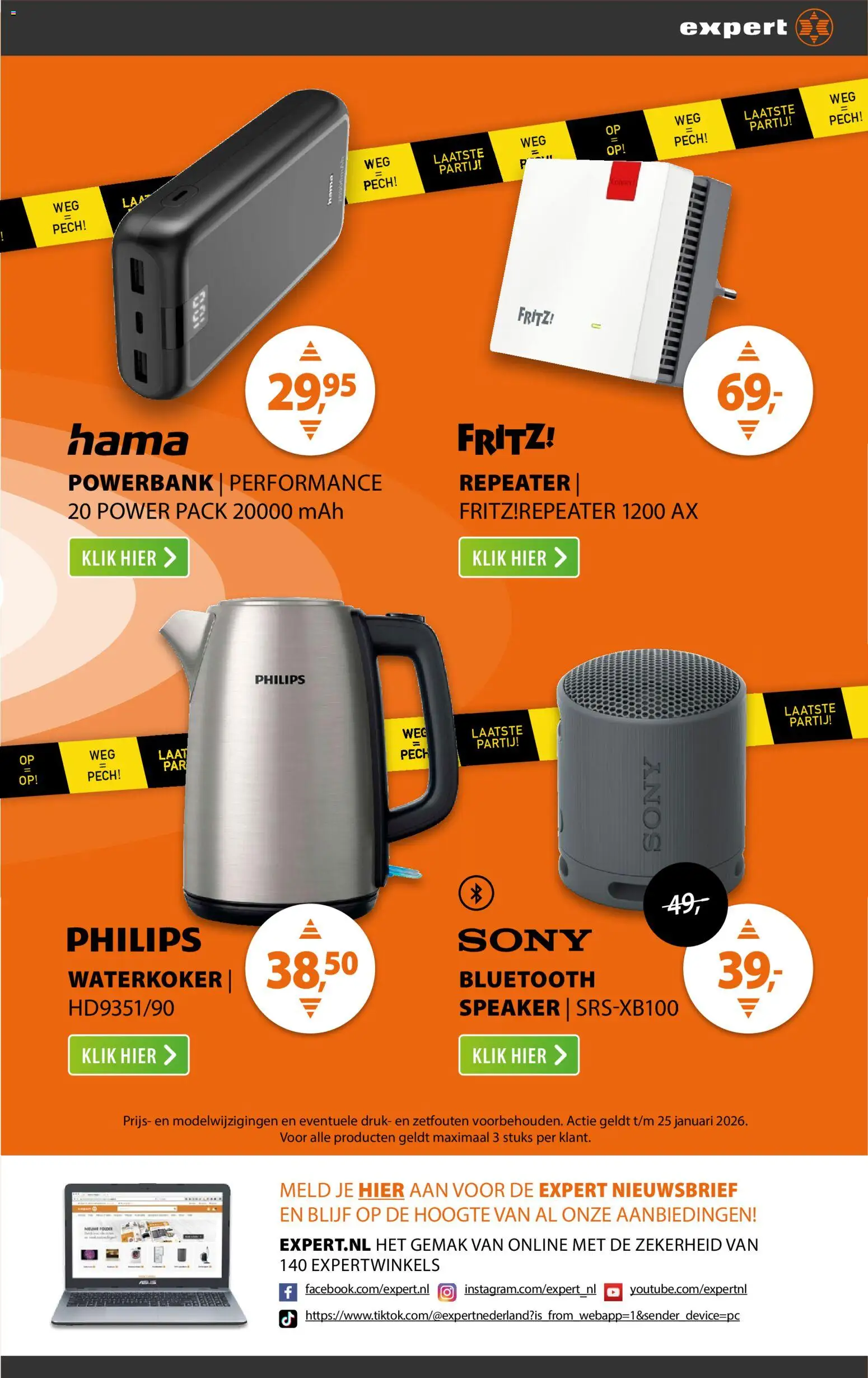 {H1} | Pagina: 19 | Producten: Speaker, Waterkoker, Bluetooth