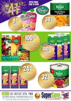 New Super Save catalogue – valid from 16.09.2025 | Page: 47 | Products: Baked beans, Syrup, Preservative, Fruit