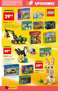 Pogląd oferty "Biedronka gazetka - Hity i inspiracje" - ważna od 28.03.2026 | Strona: 6 | Produkty: Lego
