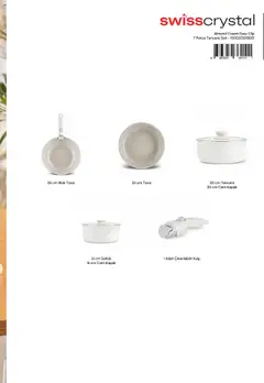 04.09.2025 tarihinden itibaren geçerli olan Karaca kataloğu önizlemesi | Sayfa: 11 | Ürünler: Tencere seti