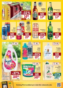 Billa Velký leták od 16.07.2025 | Strana: 23 | Produkty: Budvar, Staropramen 12, Radegast Rázna 10, Braník