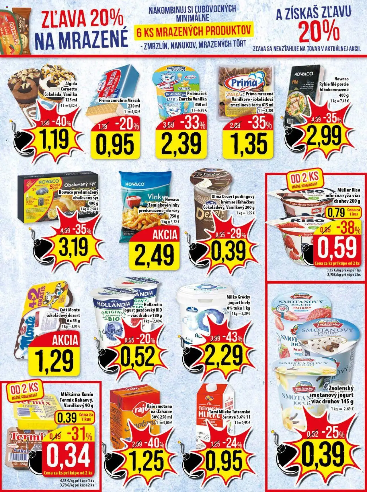 Klas leták │ platný od 25.08.2025 | Strana: 7 | Produkty: Syr, Jogurt, Zmrzlina, Krém