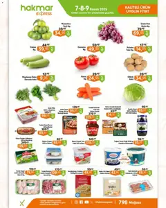 07.11.2025 tarihinden itibaren geçerli olan Hakmar Express kataloğu önizlemesi