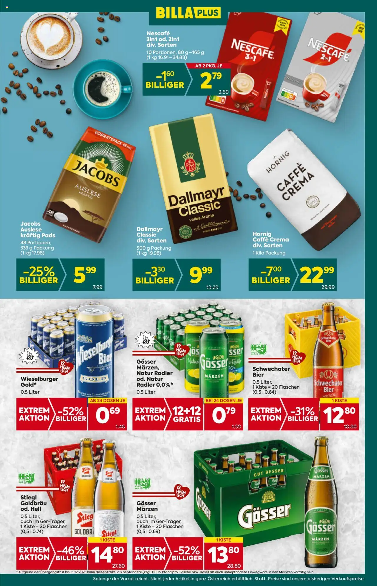 Billa Plus Flugblatt -  gültig ab 07.08.2025 | Seite: 13 | Produkte: Tisch, Bier