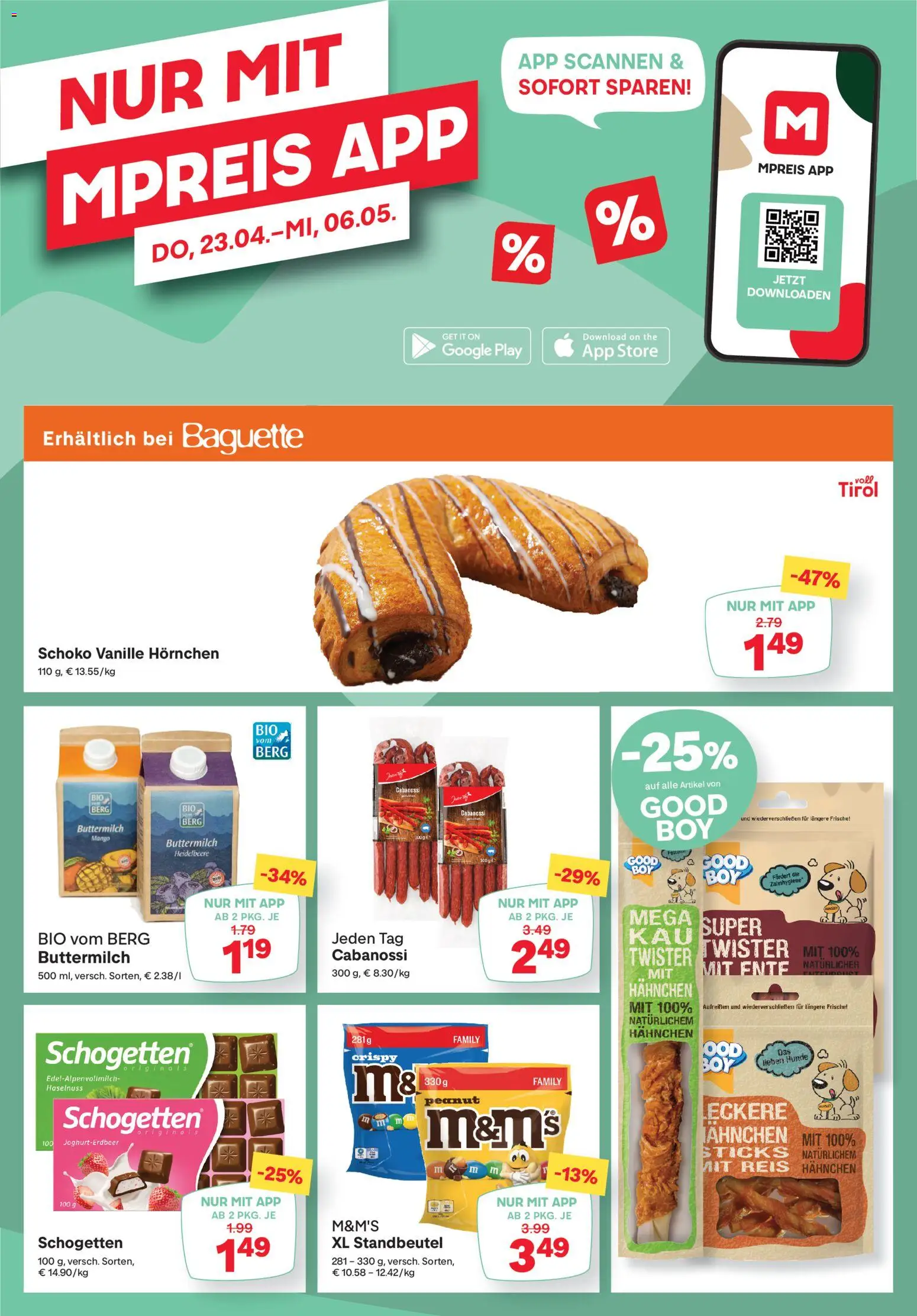 MPREIS Flugblatt gültig ab 30.04.2026 | Seite: 13 | Produkte: Mango, Jääkaappipakastin, Reis