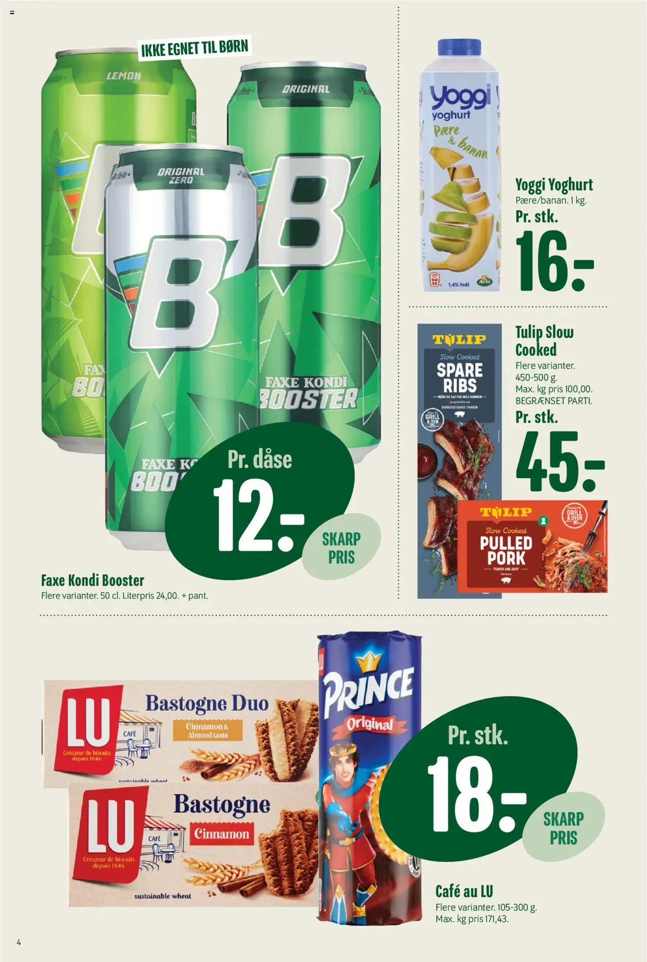 Min Købmand tilbudsavis – gyldig fra 17.10.2025 | Side: 5 | Produkter: Yoghurt, Ribs, Faxe Kondi, Grill