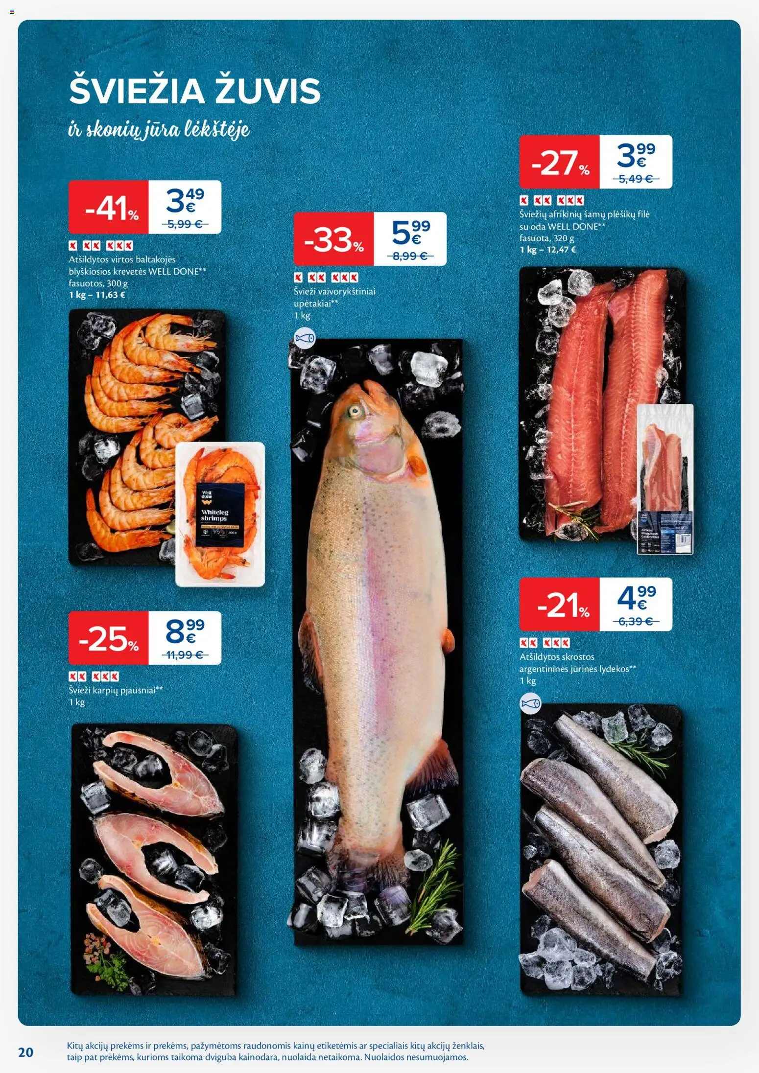 MAXIMA akcijos nuo 04.11.2025 | Puslapis: 20 | Prekių: Žuvis