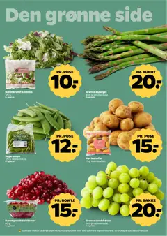 Grønne stenfri druer, 500 g. Udenlandske. gyldig fra 25.04.2026 | Side: 14