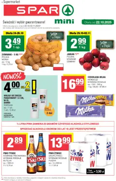 Pogląd oferty "Spar Gazetka - Mini" - ważna od 22.10.2025