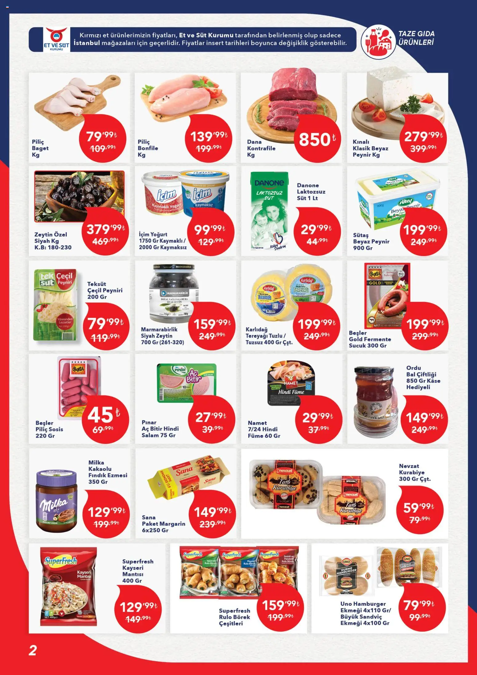 Kim Market Katalog - Marmara Insert - 06.12.2025 tarihinden itibaren geçerlidir | Sayfa: 2 | Ürünler: Salam, Fındık, Sosis, Zeytin