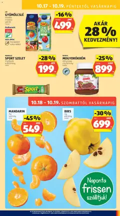 SPORT SZELET, 31 g/darab - amely érvényes a következő dátumtól: 16.10.2025 | Oldal: 47