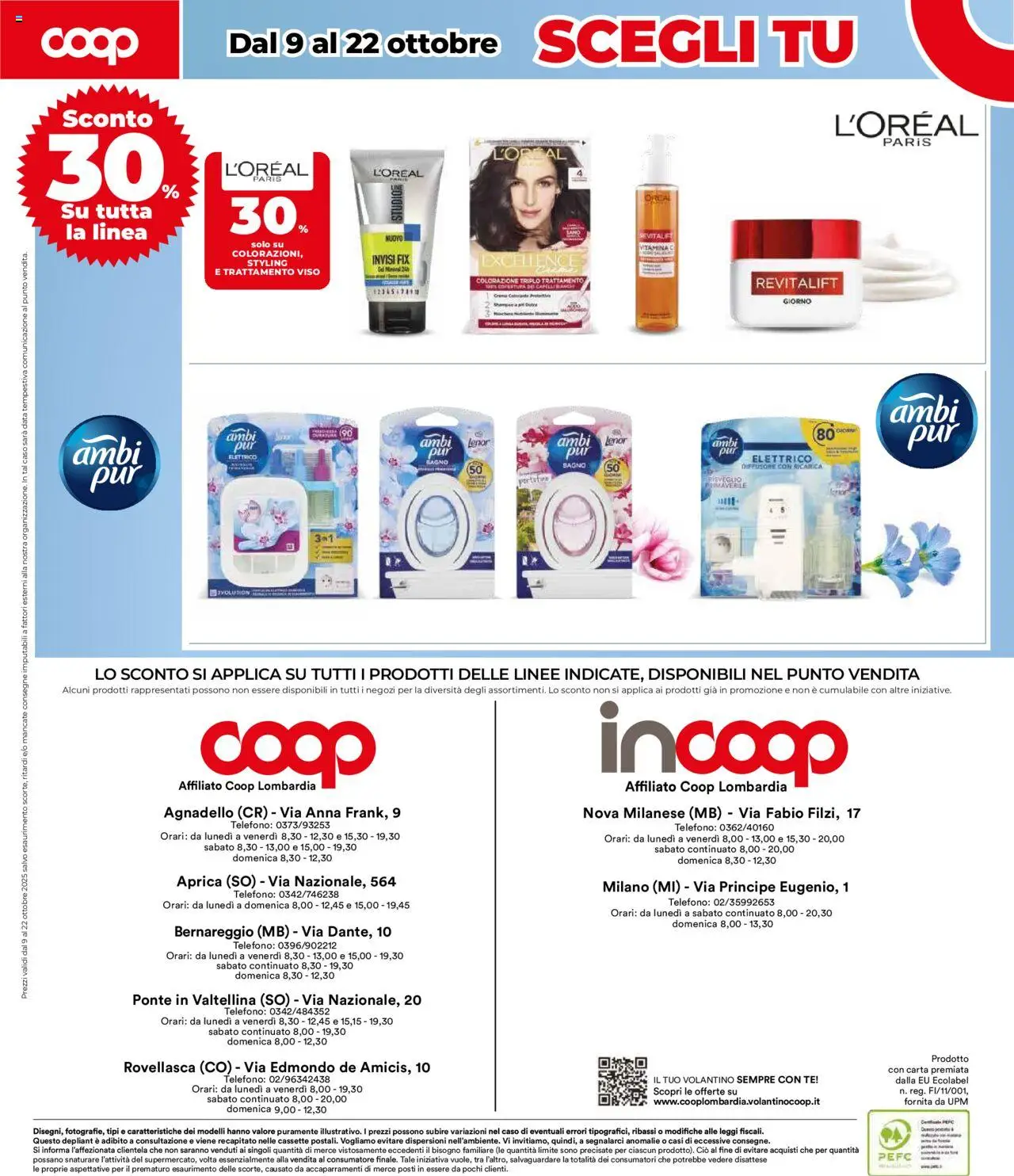 Volantino COOP del 09.10.2025 | Pagina: 12 | Prodotti: Tè, Data, Telefono, Bagno