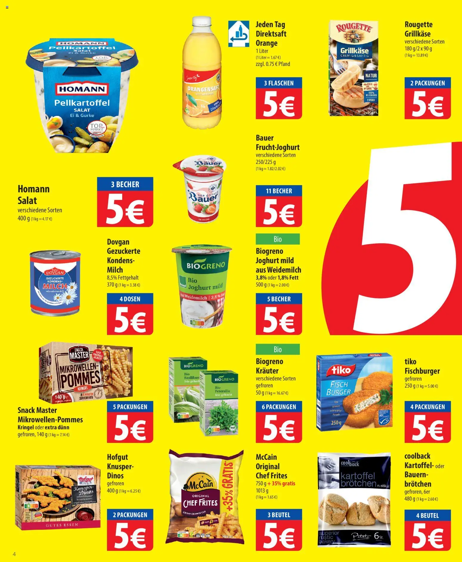 Famila Prospekt 	 – gültig ab 13.04.2026 | Seite: 4 | Produkte: Milch, Joghurt, Fruchtjoghurt, Petersilie