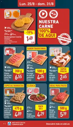 Aldi folleto Península │ válido desde el 25.08.2025 | Página: 6 | Productos: Pasta, Barbacoa
