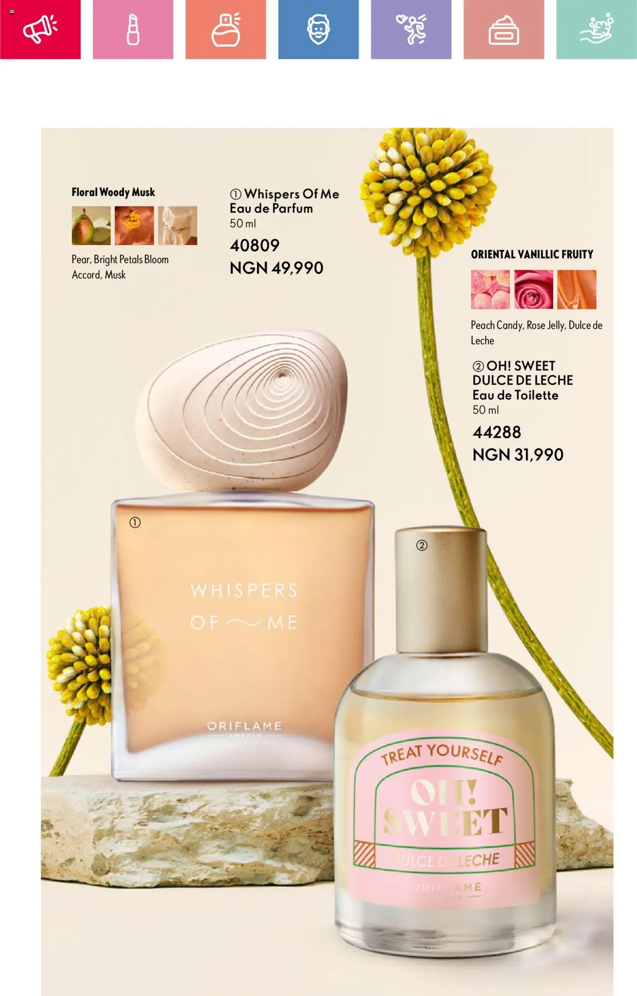 Oriflame -Catalogue valid from 01.04.2025 | Page: 15 | Products: Eau de toilette, Peach