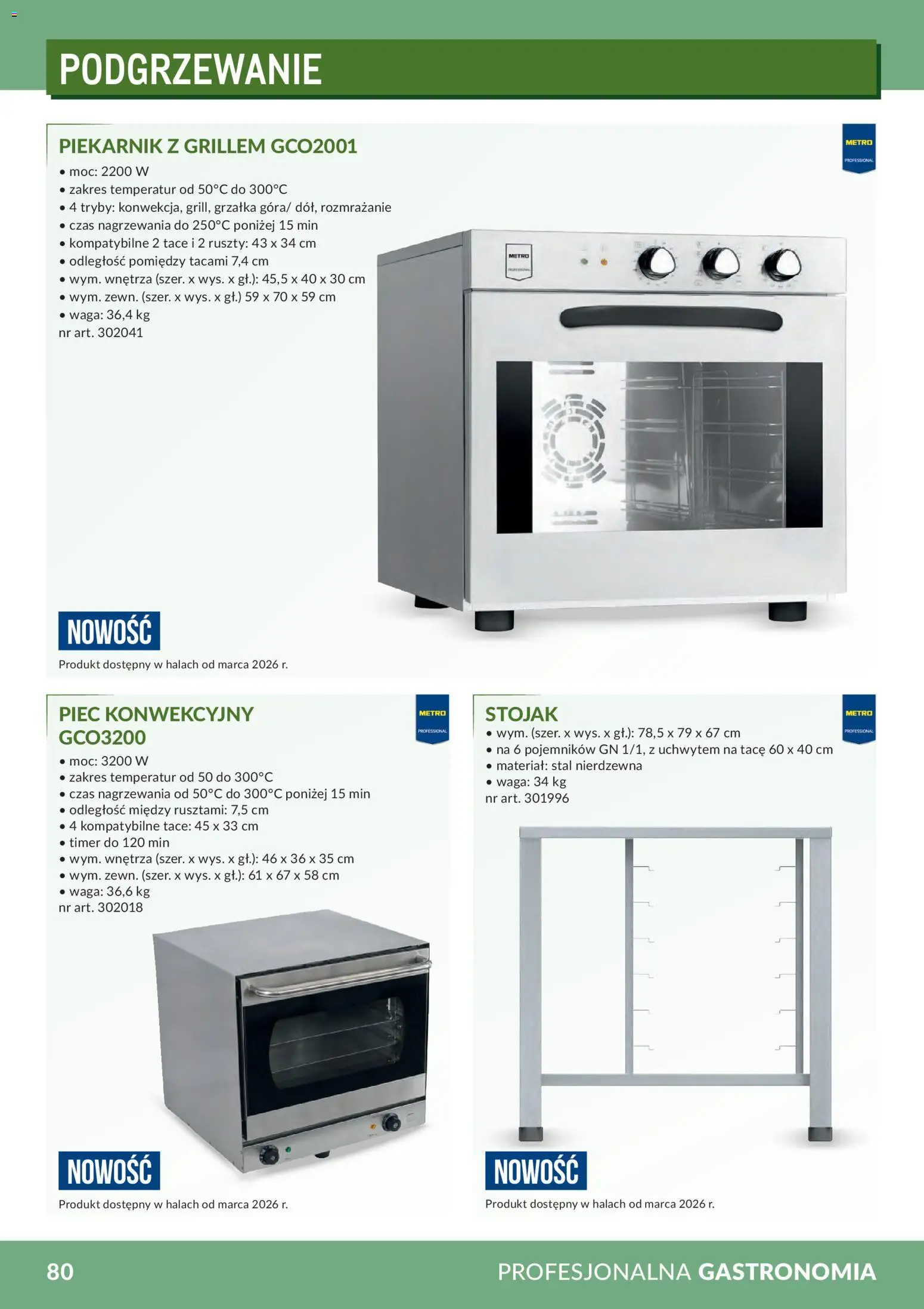 Makro Gazetka - Profesjonalna Gastronomia od 01.02.2026 | Strona: 80 | Produkty: Piekarnik, Waga