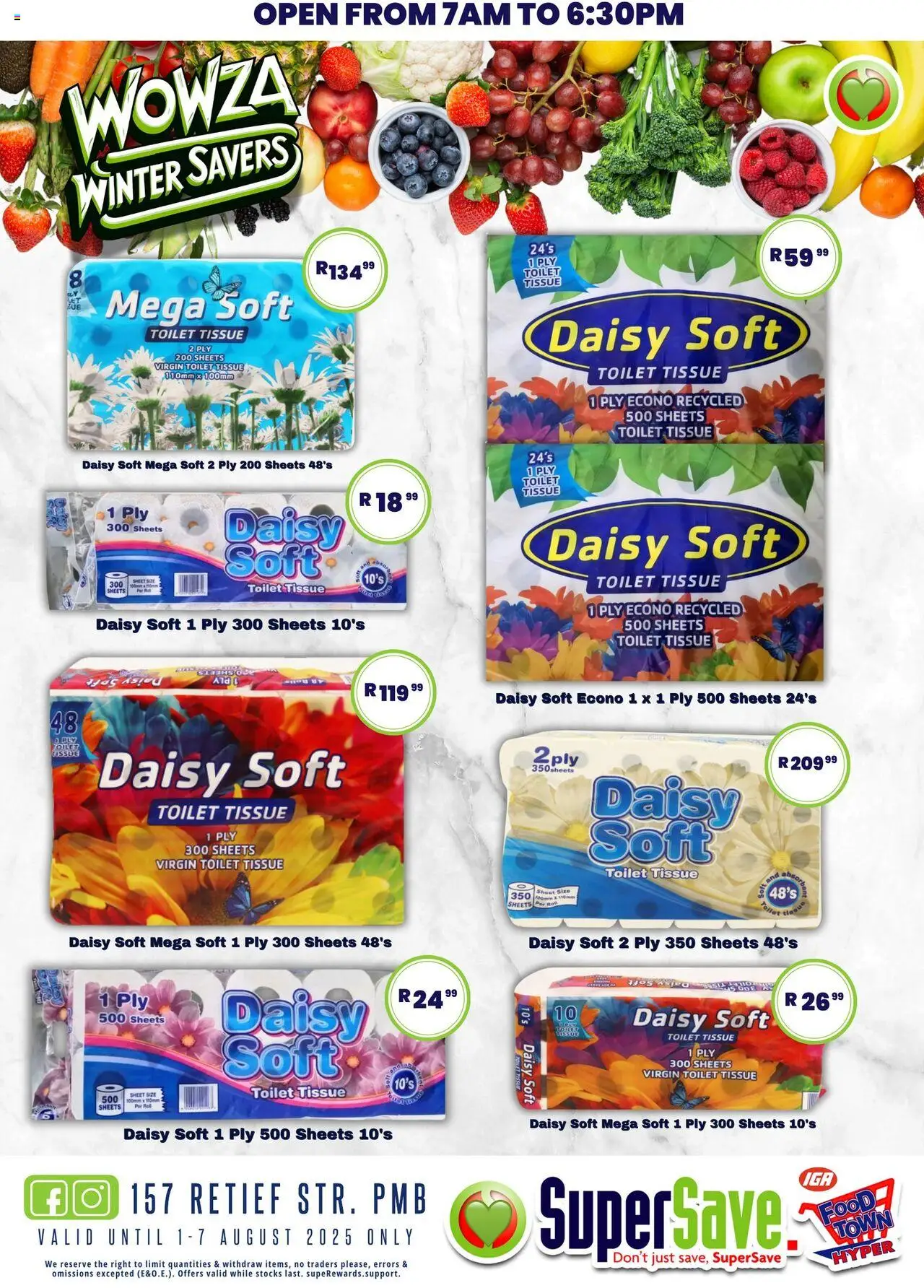 Super Save Specials │ valid from 08.08.2025 | Page: 28 | Products: Toilet