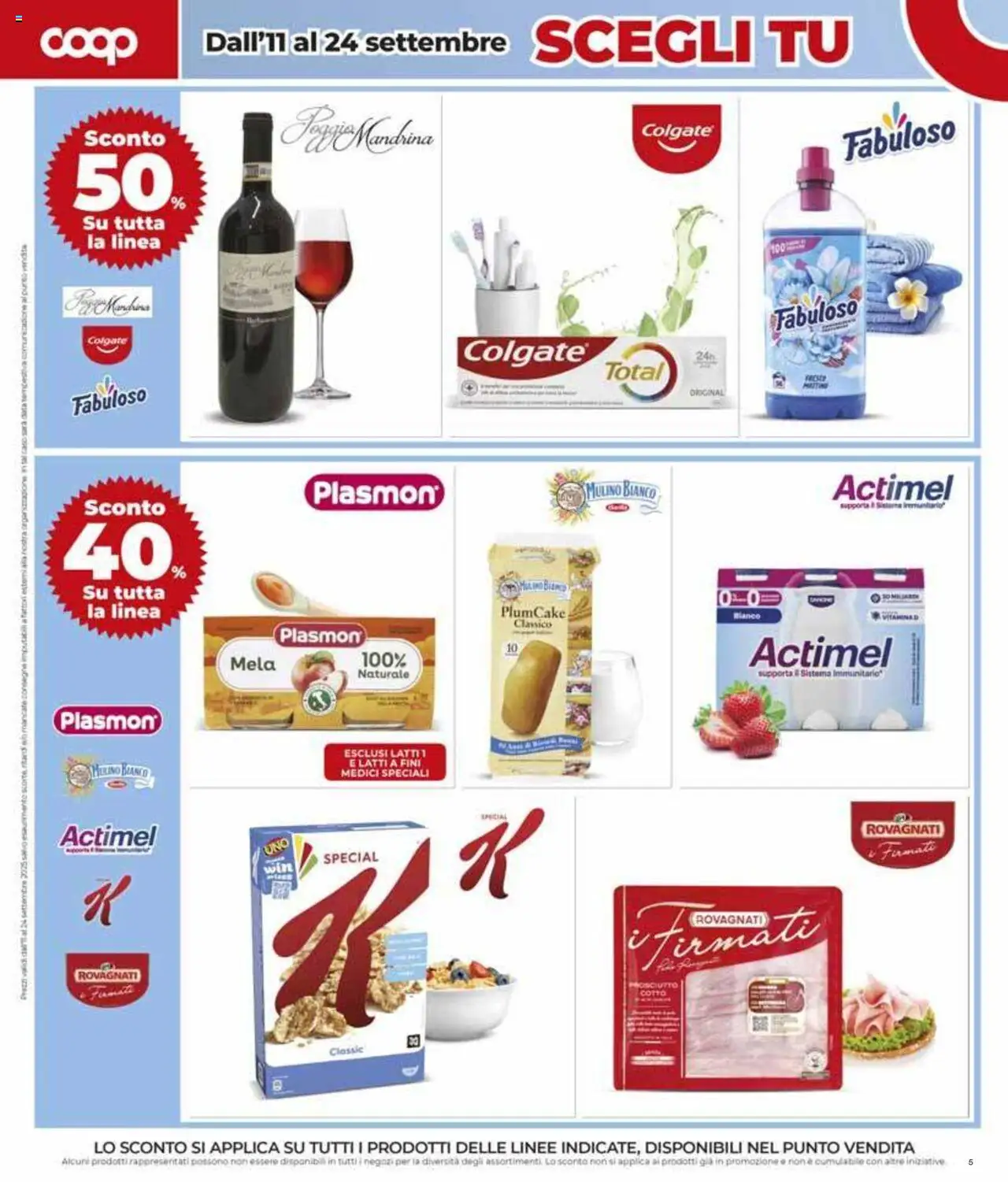 Volantino COOP del 04.09.2025 | Pagina: 5 | Prodotti: Data, Plumcake