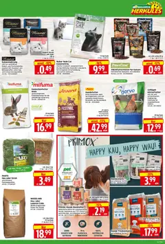 HERKULES Bau & Garten ab 16.03.2026 gültig | Seite: 15 | Produkte: Lachs, Gemüse, Reis, Fleisch