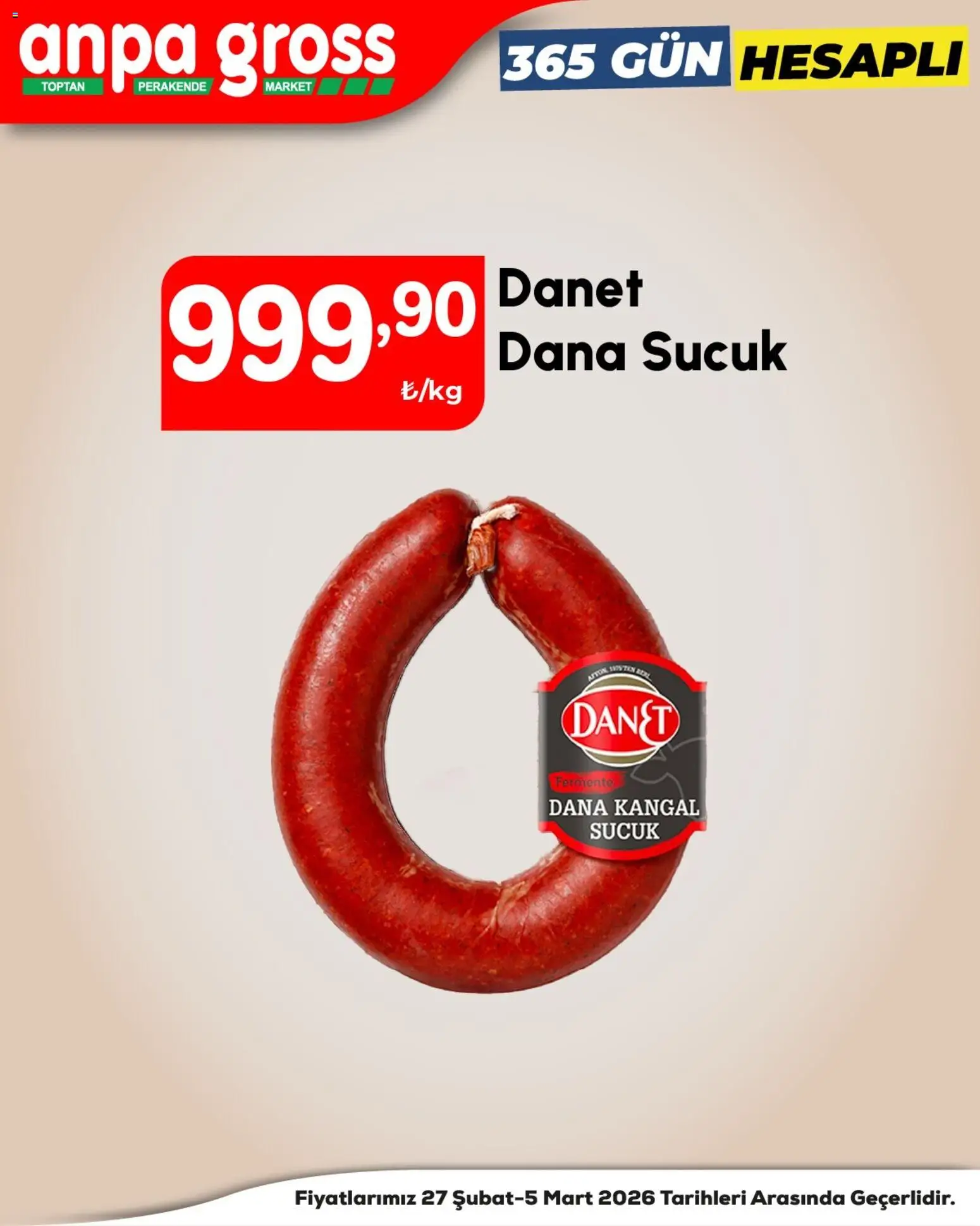 Anpa Gross Katalog - 27.02.2026 tarihinden itibaren geçerlidir | Sayfa: 10 | Ürünler: Sucuk