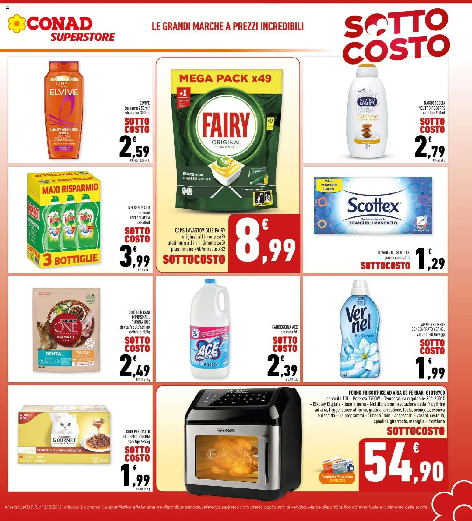 Volantino Conad del 29.01.2026 | Pagina: 5 | Prodotti: Shampoo, Pollo, The, Profumo