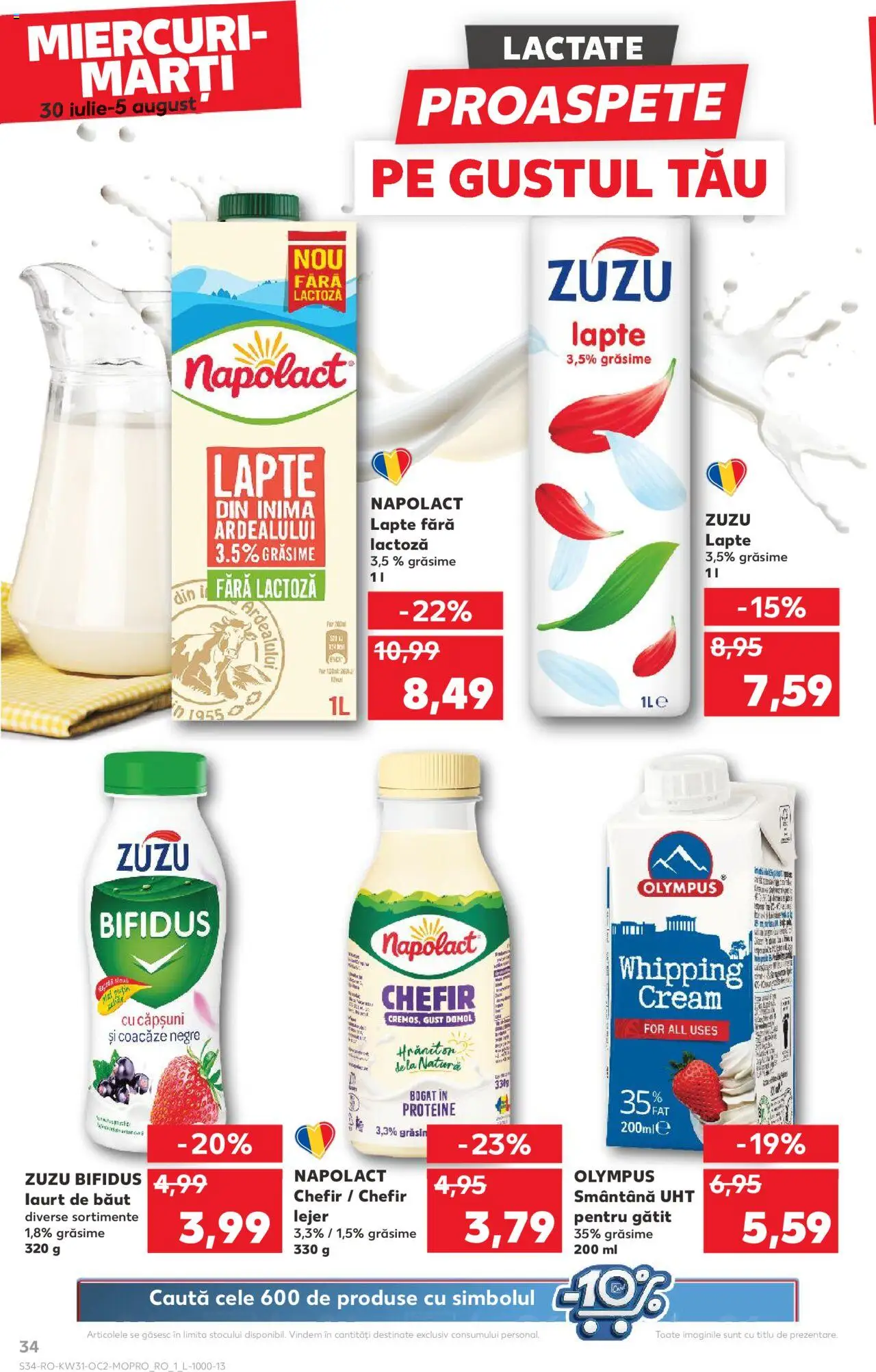 Kaufland RO akciós ujság - amely érvényes a következő dátumtól: 30.07.2025 | Oldal: 34