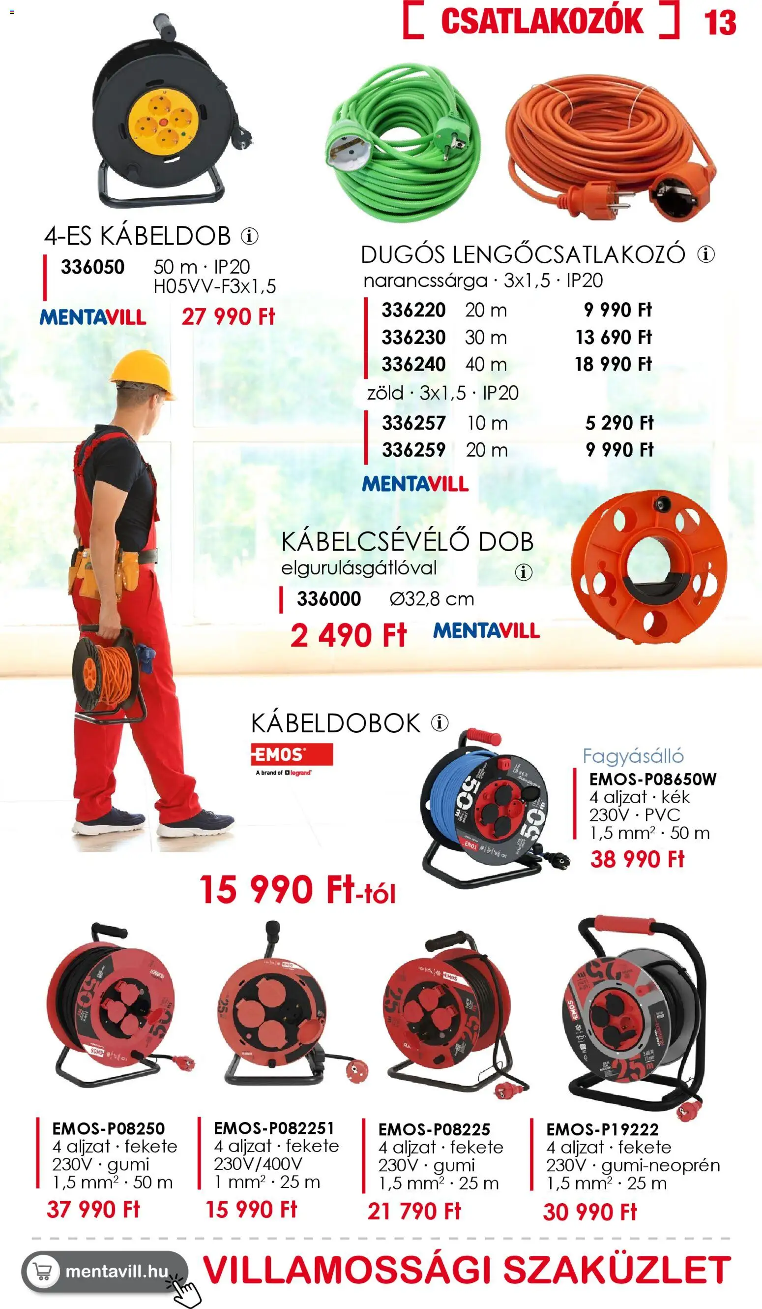 Mentavill akciós ujság - amely érvényes a következő dátumtól: 12.03.2026 | Oldal: 13