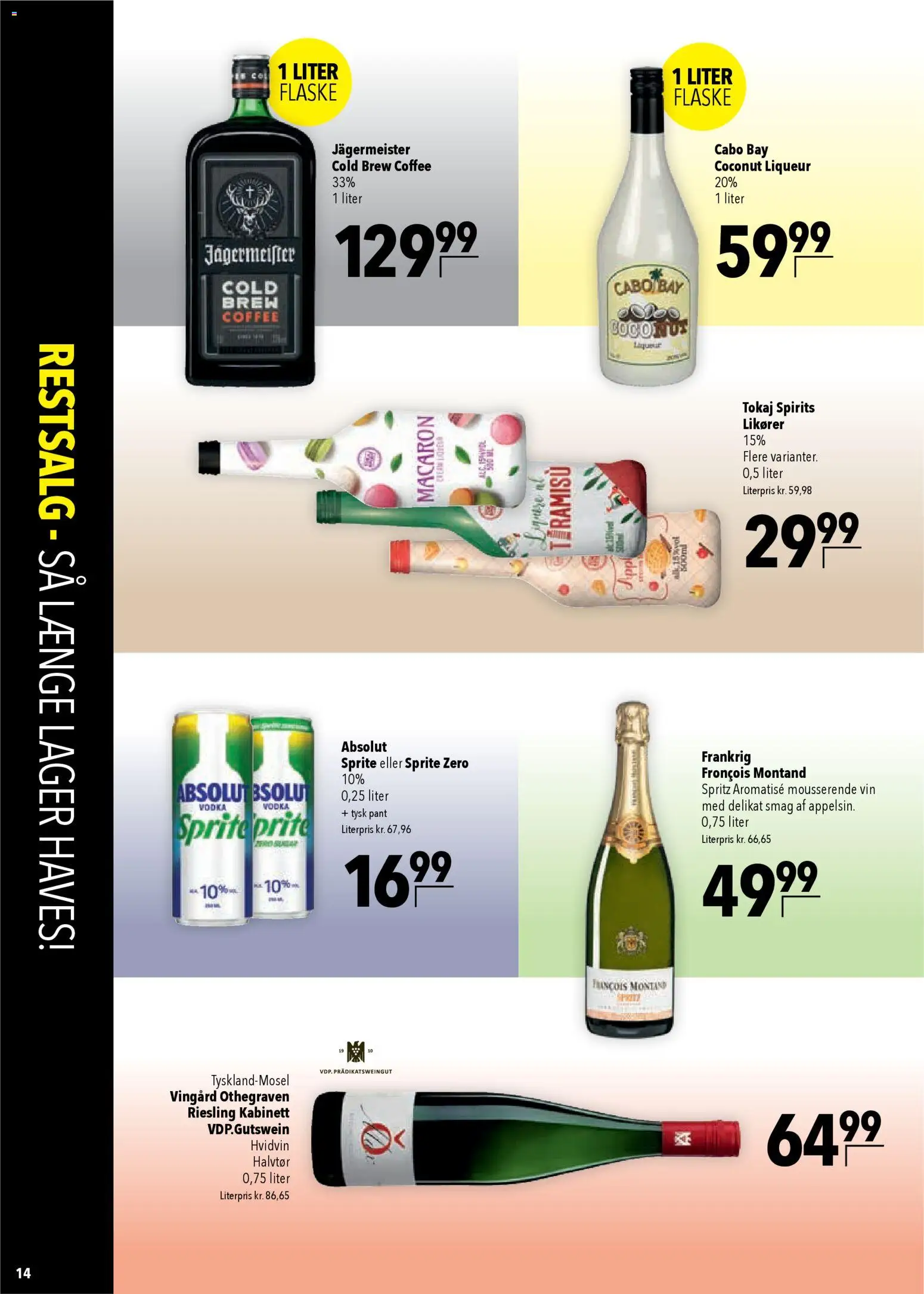 CITTI Markt Dänemark-Werbung – gültig ab 25.02.2026 | Seite: 14 | Produkte: Sprite, Jägermeister, Vodka