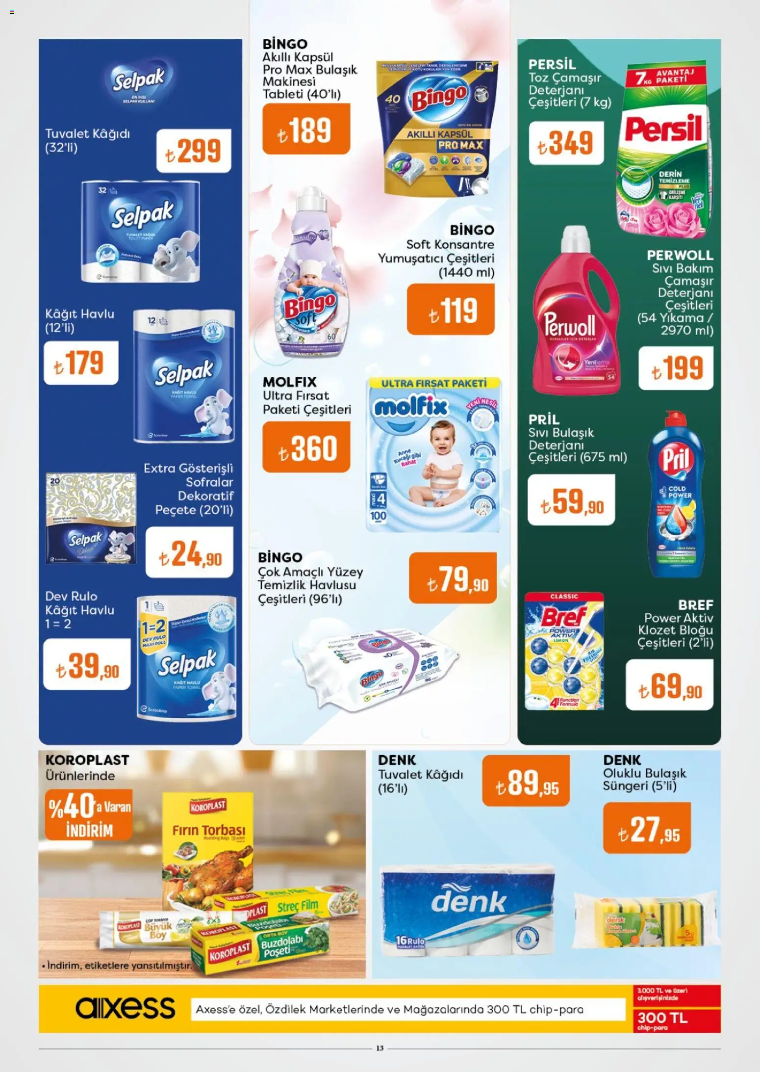 Özdilek Black Friday - 19.11.2025 tarihinden itibaren geçerlidir | Sayfa: 14 | Ürünler: Çay, Makarna, Zselatin, Demlik