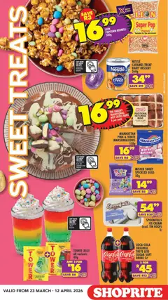 Shoprite specials catalogue – valid from 23.03.2026 | Page: 5 | Products: Buns, Eggs, Tap, Caramel